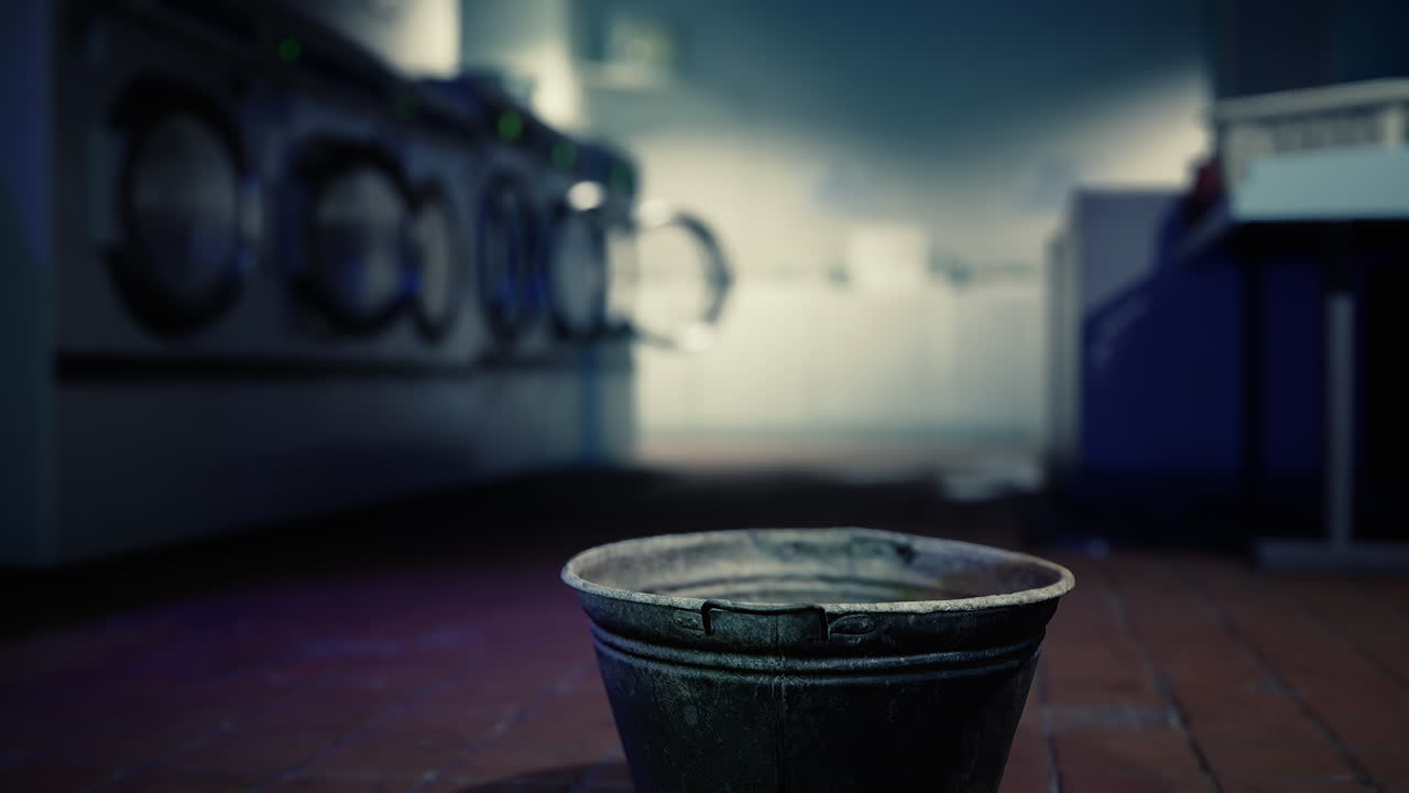 세탁실 에 있는 은 버