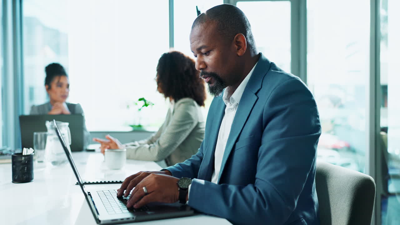 Business Professionals Working in Office