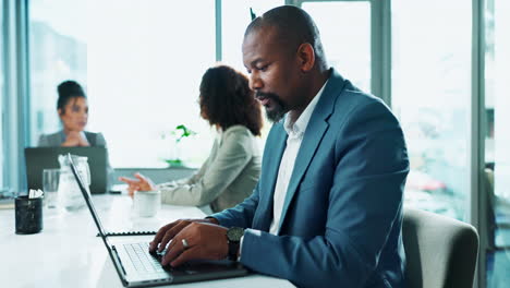 business professionals working in office