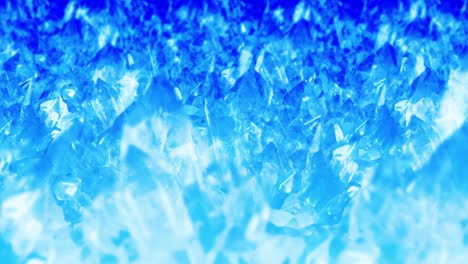 vista de cerca del iceberg. fondo de hielo de invierno abstracto. piezas de hielo. nieve fría. azul claro. animación 3d de hielo triturado. animación de bucle.