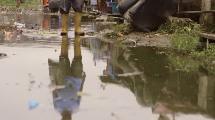 Walking through Water Nigeria 01