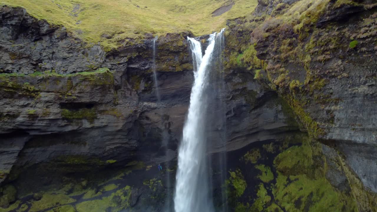 vista desde drone volador