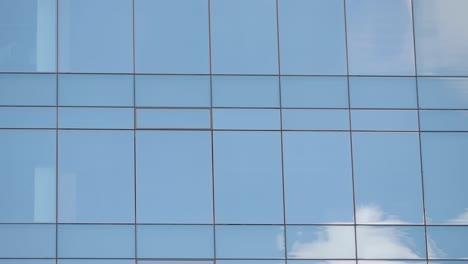 modern building facade with glass panels