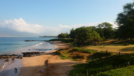 Amplias-Imágenes-Aéreas-De-La-Playa-De-Kamaole-Iii