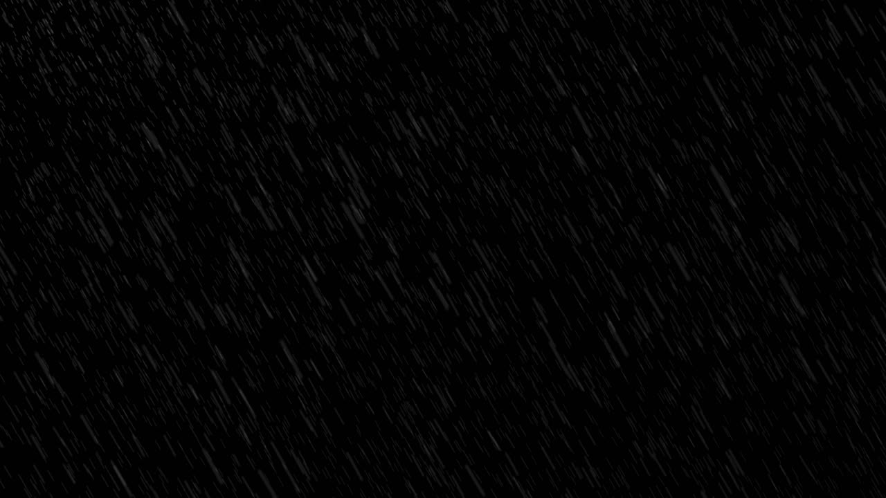 Rain on a dark night