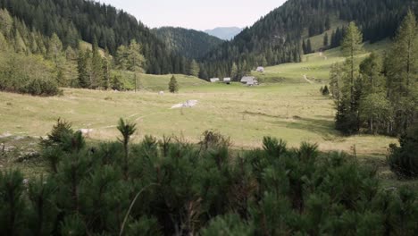 hiking through the julian alps in the triglav national park in slovenia