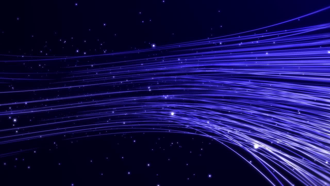 Futuristic Data Network. Artificial Intelligence. High Speed Internet.