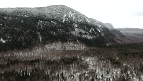 huge mountain with some snow on the top