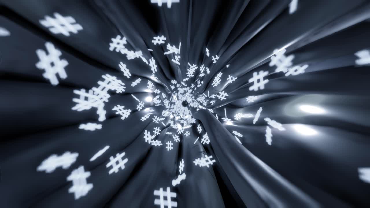 전선, 케이블, 해시 태그, 데이터, 인터넷을 통해 날아, 트위터, 인터넷 해시태그 # 4k