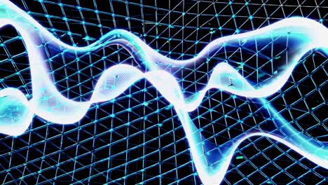 diseño abstracto de forma de onda geométrica