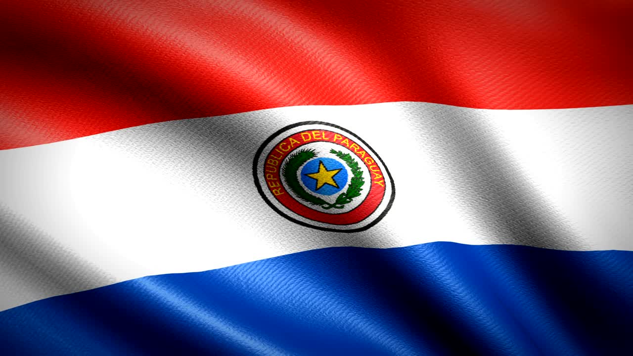 파라과이의 발, 시엄리스 루프 애니메이션, 4k 고해상도 비디오