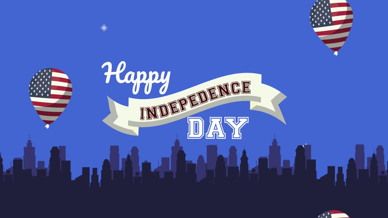 미국 독립기념일 축제: 발과 헬 풍선