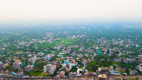 aerial view of a city