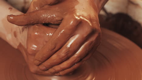 Pottery creation process