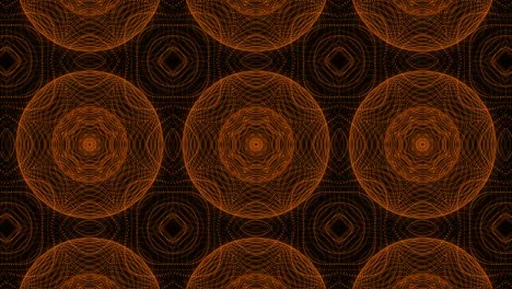 orange color pattern gothic design animation motion graphics