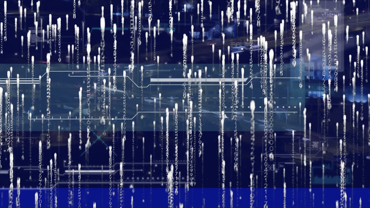 데이터 처리 및 연결 네트워크의 애니메이션