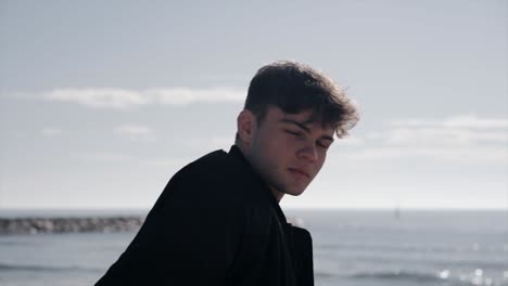 The-handsome-boy-on-the-beach