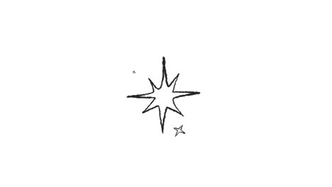 dibujo sencillo de estrellas