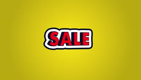 oferta de ventas banner de compras para promoción de marketing texto de gráficos en movimiento de redes sociales