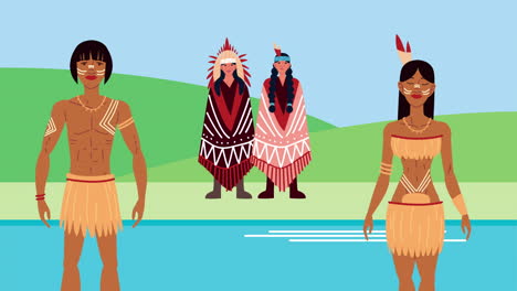 indigenus group ethnicity in the lake