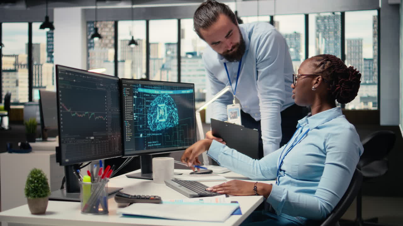 Teamworking proprietary firm colleagues using deep learning