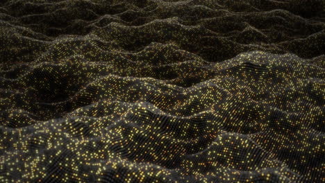 abstract dotted landscape