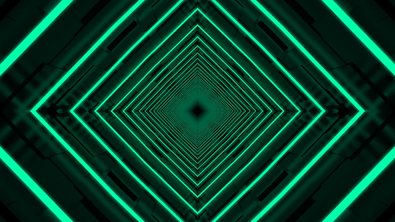 túnel de pasillo de fondo abstracto con bucle tecnológico