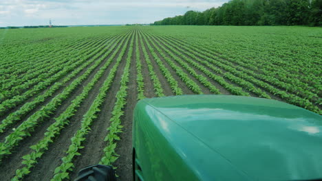 El-Tractor-Atraviesa-El-Verde-Upolu-La-Vista-Desde-La-Cabina-Del-Tractor