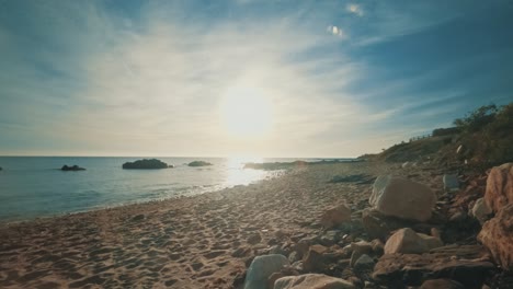 Nahtlose-Strandschleife-Mit-Zeitraffer