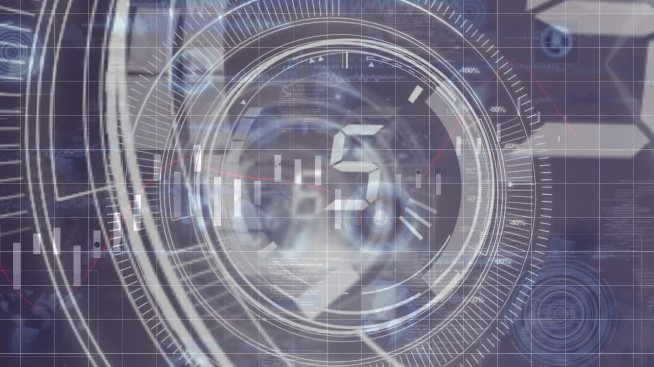 Animation of scope scanning and data processing