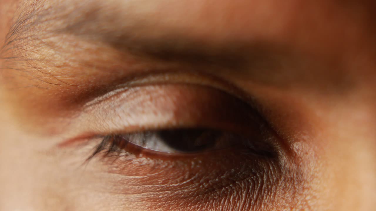 Close-up of a brown eye
