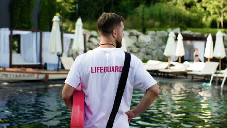 Lifeguard-by-the-pool