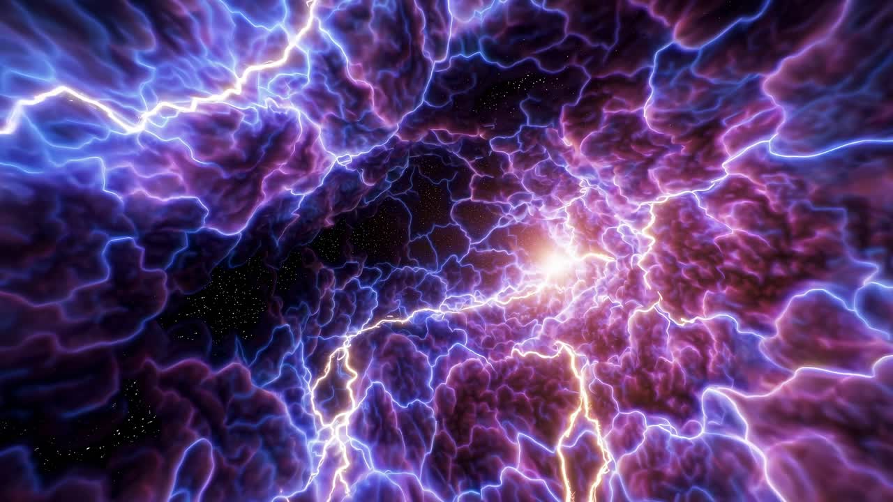 Abstract Lightning and Energy Background