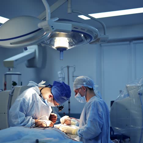 surgical equipment during surgery