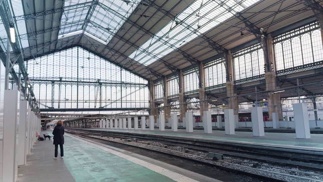 Inside the Gare de Lyon Train Station in Paris