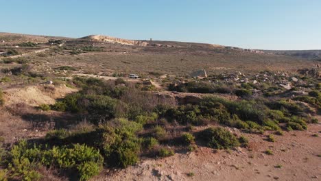 Video-Aéreo-De-Drones-De-Malta,-Mellieha-Y-Alrededores