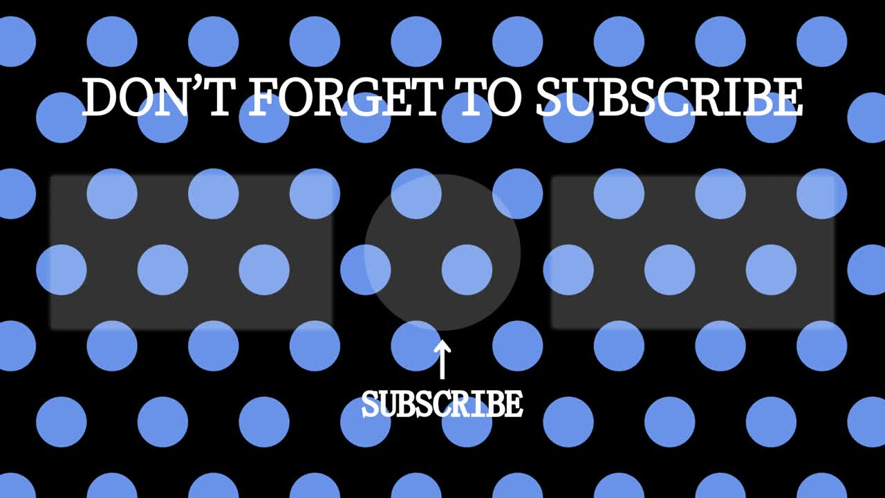 작은 점 배경 엔드 카드 엔딩 스크린 모션 그래픽