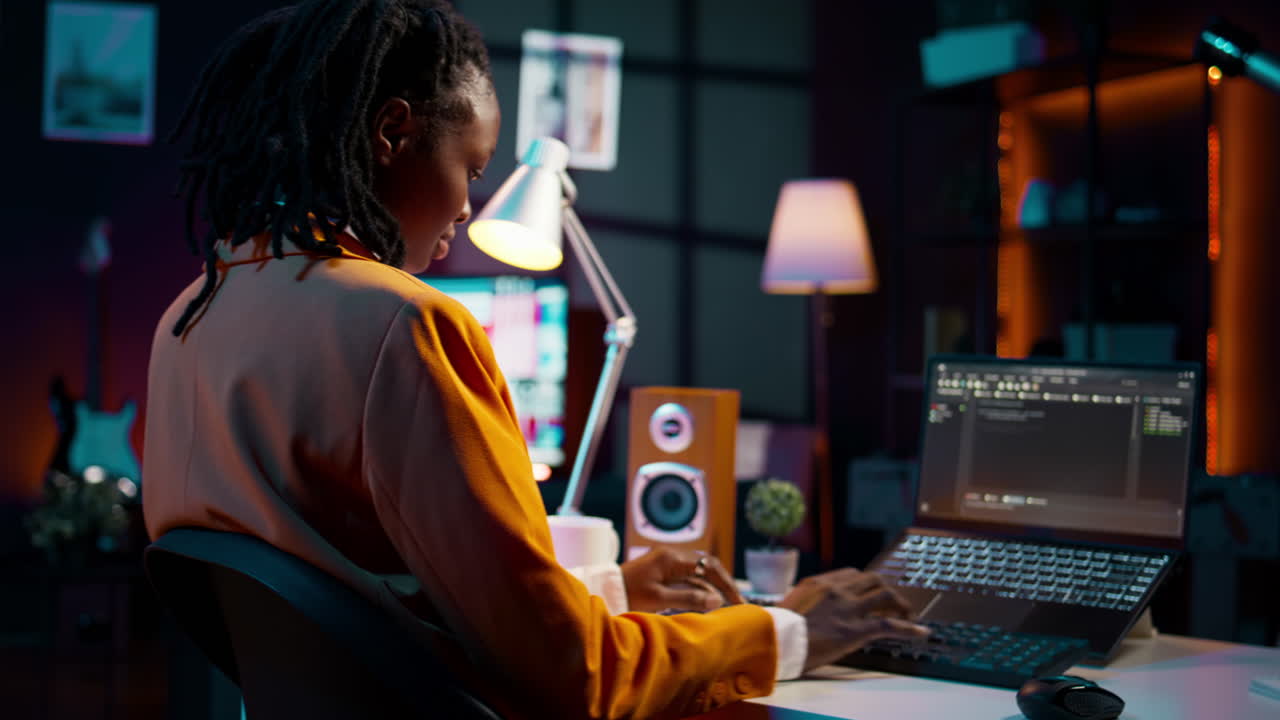 estudiante universitario y entusiasta de la codificación se sumerge en la computación en la nube