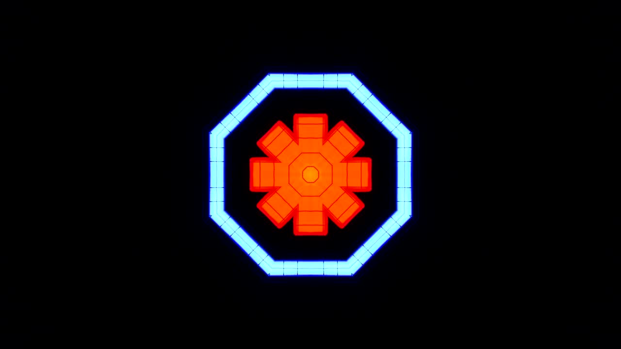 Geometric background animation seamless loop