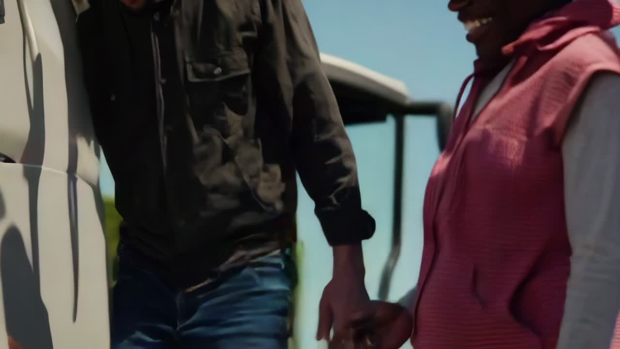 Farmers Working in Field and Loading Truck