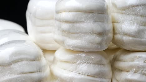 stacked wrapped marshmallows