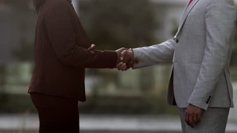 Cropped shot of business handshake