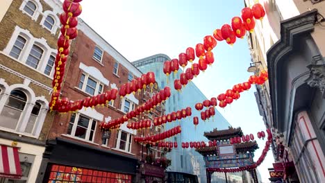 chinatown street with red lanterns