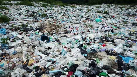 pile of stink and toxic residue polluted ocean beaches with plastic waste garbage platform environmental catastrophe ocean pollution