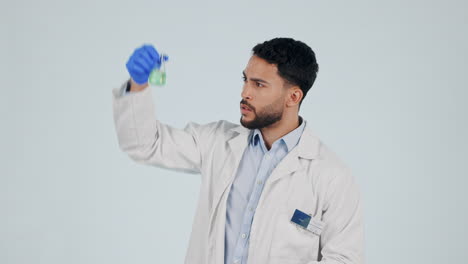 medicina, investigación y química con el hombre