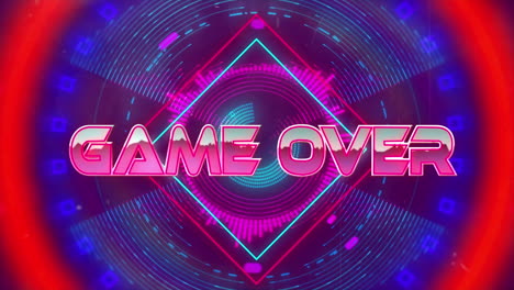 animación del juego en el espacio abstracto digital