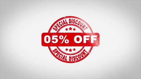 special discount 05% off