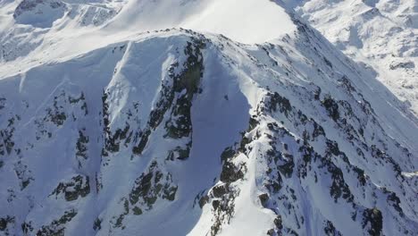 snowy mountain peaks