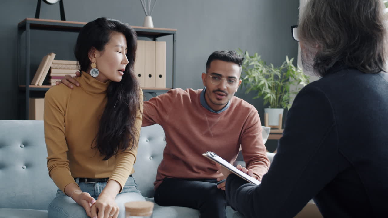 sesión de terapia de pareja