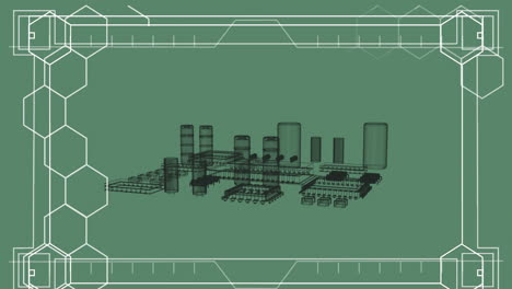 animation of markers moving over computer processor